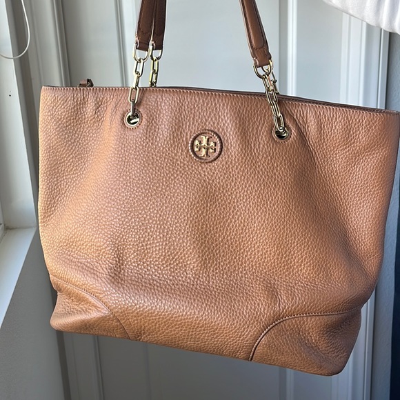 Tory Burch Marsden Pebbled Leather Tote - Picture 1 of 6
